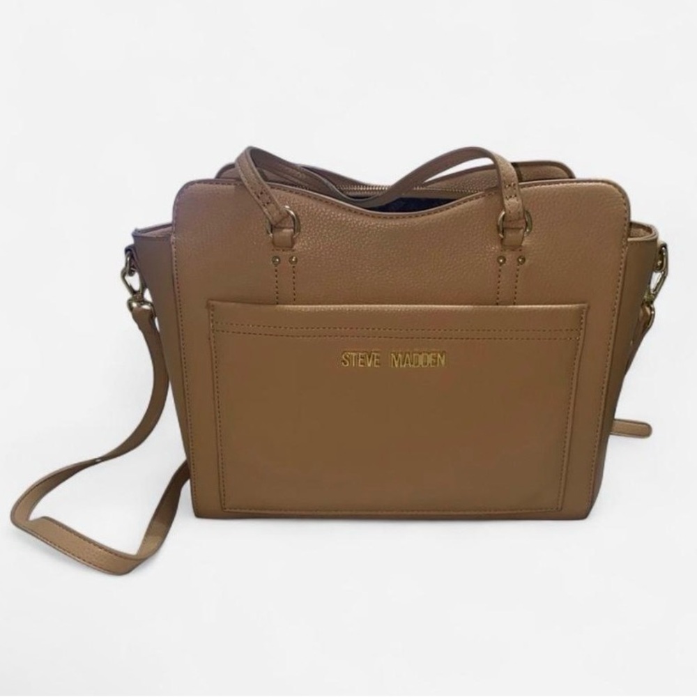 Steve Madden Leather Brown Crossbody Bag